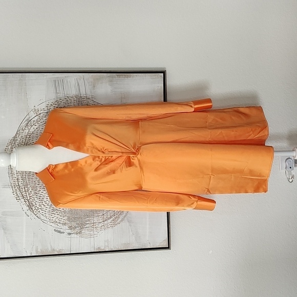 New House of Harlow Satin effect front knot mini dress Size M - Picture 4 of 12